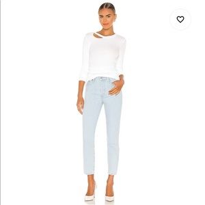 NWT LEVIS WEDGIE ICON JEANS in SIGNAL LOST